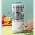 Portable electric rechargeable juicer