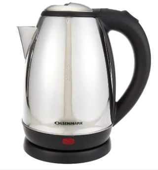 Electric Kettle - stainless steel body - automatic instant heating - 2.0 Liter - 1500 Watts - water boiler - high quality - kettle for tea - for Daily Kitchen Use - Essential Kitchen Appliance - electric kettle - electrickettle - kettle - kettle electric
