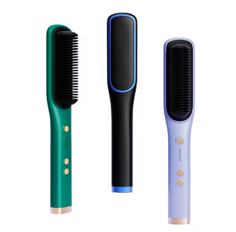 Original Hair Straightener Brush Straightening Comb for Women with 5 Temp 20s Fast Heating & Anti-Scald