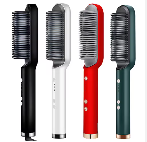 Original Hair Straightener Brush Straightening Comb for Women with 5 Temp 20s Fast Heating & Anti-Scald