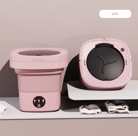 Portable Washing Machine, Mini Washer,16L Upgraded Large Capacity Foldable Washer.Deep Cleaning of Underwear, Baby Clothes and Other Small Clothes.Suitable for Apartments, Dormitories, Hotels.(Purple)