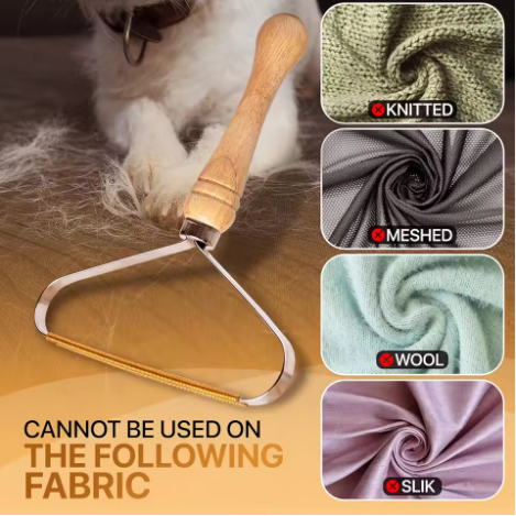 "Portable Pet Hair & Lint Remover – Reusable Brush Tool for Clothes, Carpets & Coats"