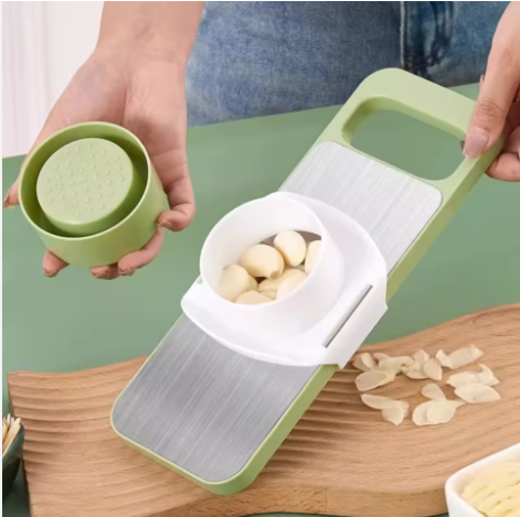 5 in 1 Mandoline Slicer for Kitchen, Vegetable Slicer Multi Blade Potato Chip, Veggie shredder, Vegetable Cutter, Julienne Shredder and peeler For Small Job In Kitchen