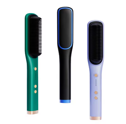 Original Hair Straightener Brush Straightening Comb for Women with 5 Temp 20s Fast Heating & Anti-Scald