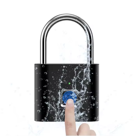 AICase Bluetooth Smart Padlock – Keyless Biometric Fingerprint Lock for Suitcases, Backpacks, Bikes, Luggage, School & Gym Lockers