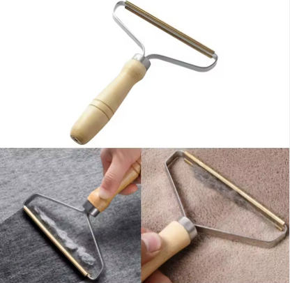 "Portable Pet Hair & Lint Remover – Reusable Brush Tool for Clothes, Carpets & Coats"